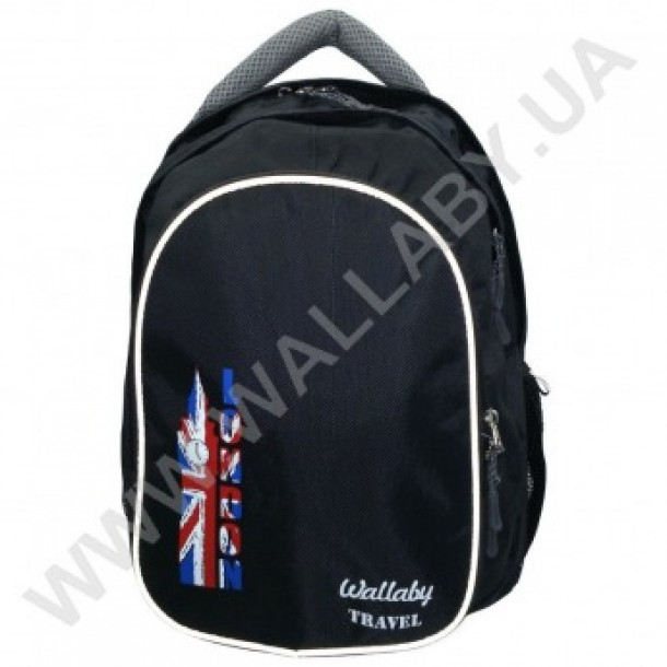 2-compartment backpack, outer pocket, orthopedic back - 1